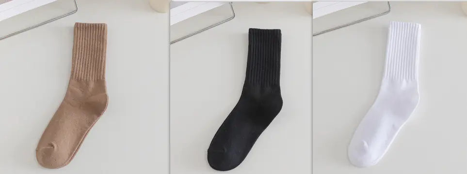 Calcetines de Media Caña Deportivos para Hombre de Otoño e Invierno